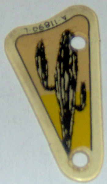 (image for) Gottlieb Lariat / Wild Wild West Plastic - Used